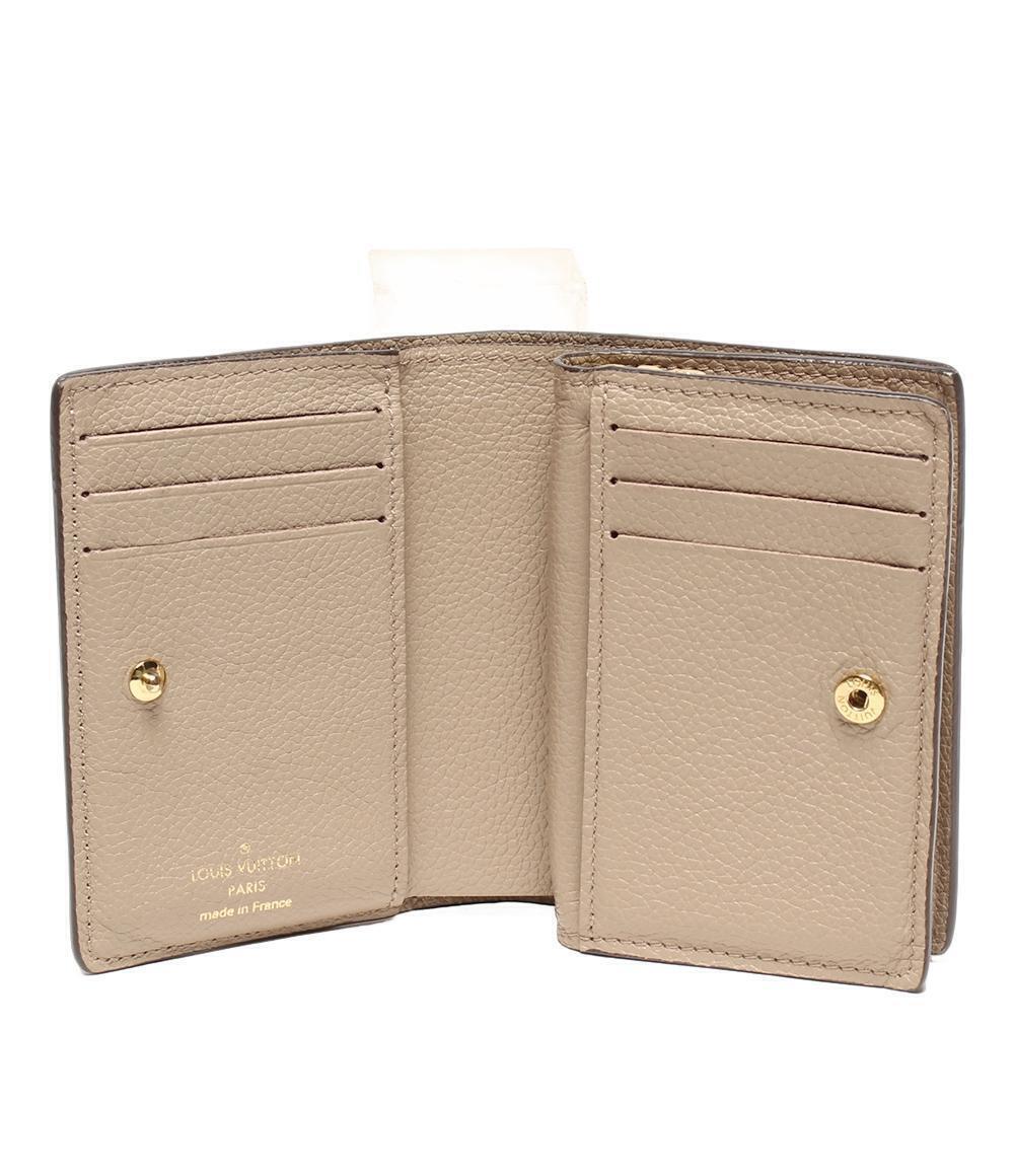 Louis Vuitton fold Monogram Portefeuille Wallet Claire Bi Empreinte Brown
